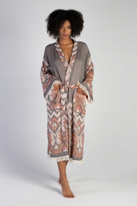 CHAPUTS Acteon Black Bathrobe