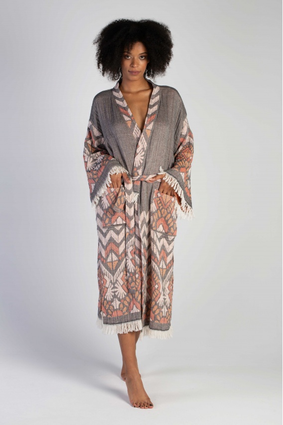 CHAPUTS Acteon Black Bathrobe