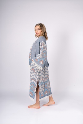 CHAPUTS Acteon Blue Bathrobe