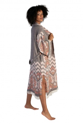 Acteon Black Bathrobe