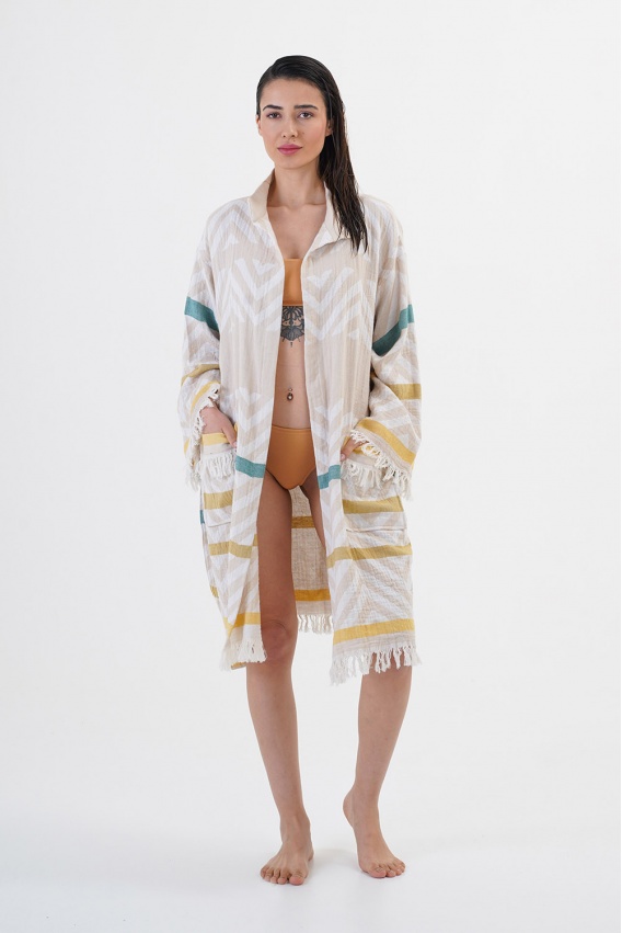 CHAPUTS Amos Beige Bathrobe