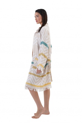 Amos Beige Bathrobe
