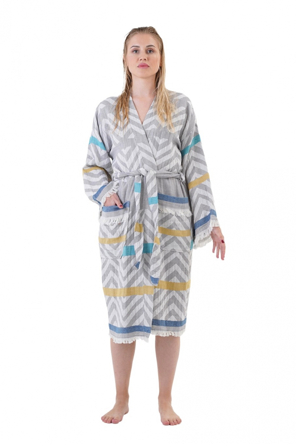 Amos Grey Bathrobe