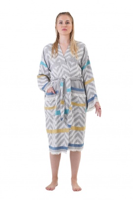 Amos Grey Bathrobe