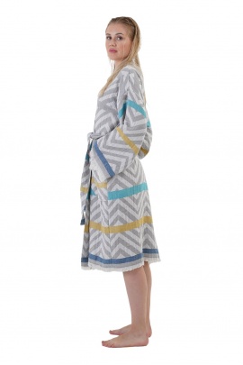 Amos Grey Bathrobe