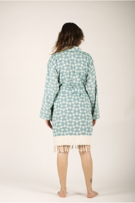 CHAPUTS Aphrodithe Green Bathrobe