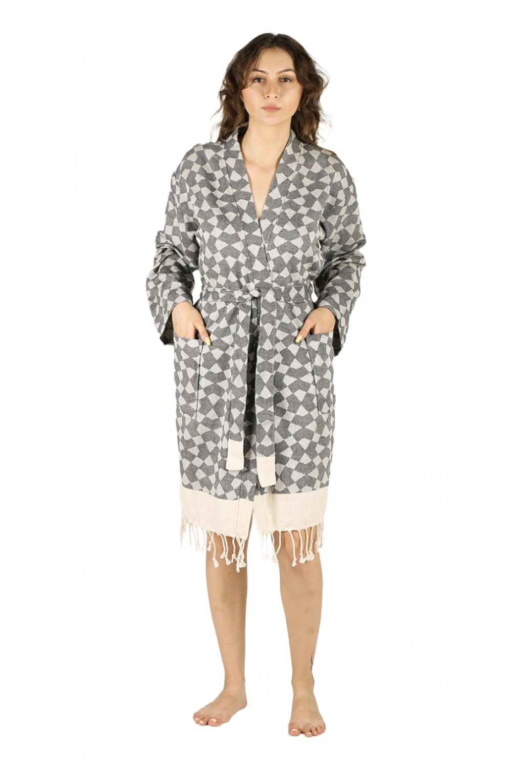 Aphrodithe Black Bathrobe