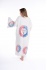 CHAPUTS Arinna White Wooden Printed Bathrobe