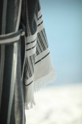 CHAPUTS Astrea Black Bathrobe