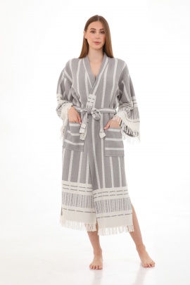 CHAPUTS Astrea Grey Bathrobe