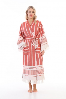 CHAPUTS Astrea Red Bathrobe