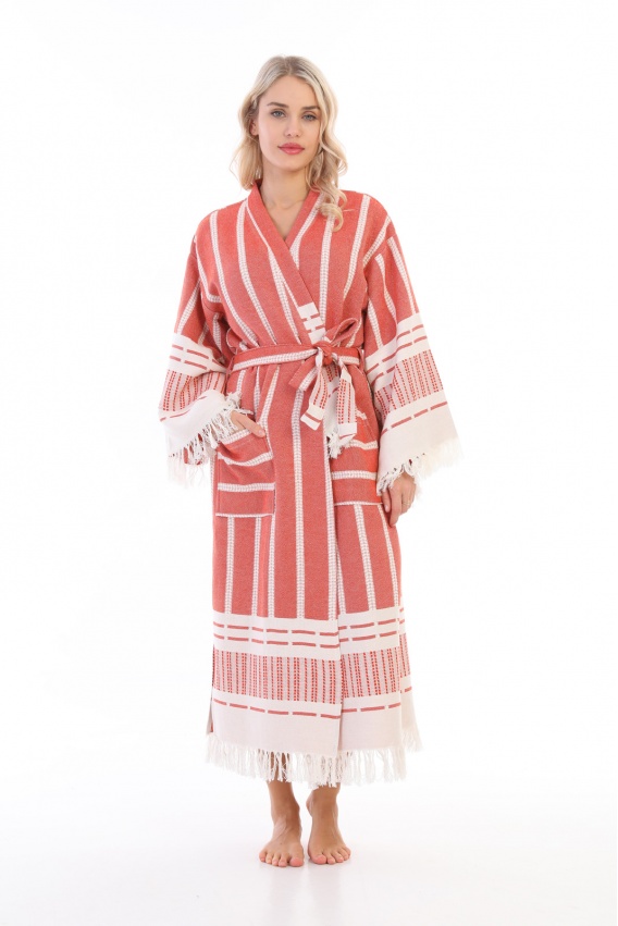 CHAPUTS Astrea Red Bathrobe