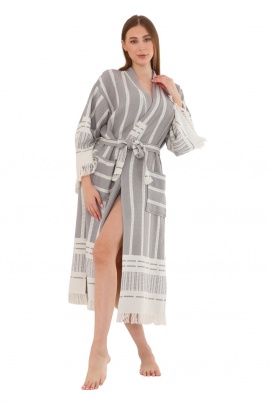 Astrea Grey Bathrobe