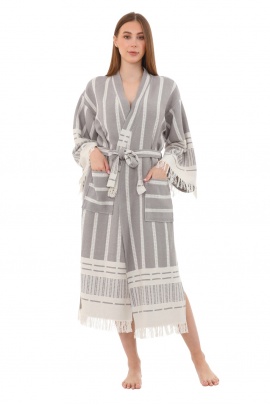 Astrea Grey Bathrobe