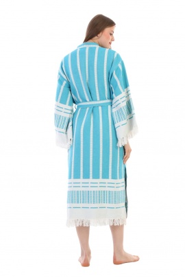 Astrea Turquoise Bathrobe