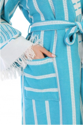 Astrea Turquoise Bathrobe