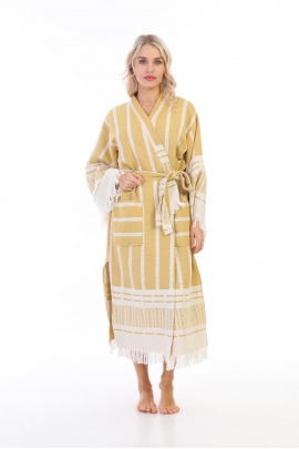 CHAPUTS Astrea Yellow Bathrobe