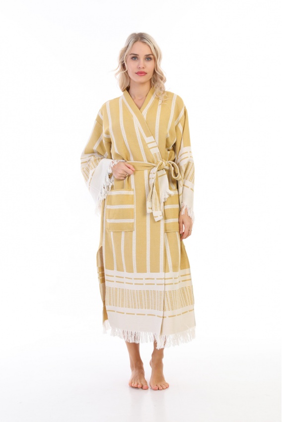 CHAPUTS Astrea Yellow Bathrobe