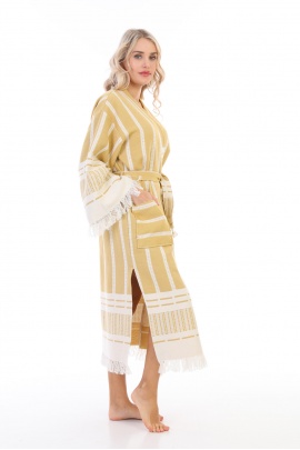 CHAPUTS Astrea Yellow Bathrobe