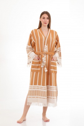 CHAPUTS Astrea Tan Bathrobe