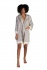 Chevron Grey Bathrobe