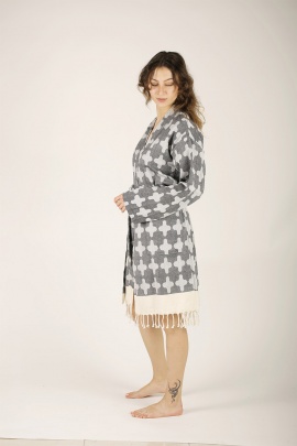 CHAPUTS Demeter Black Bathrobe