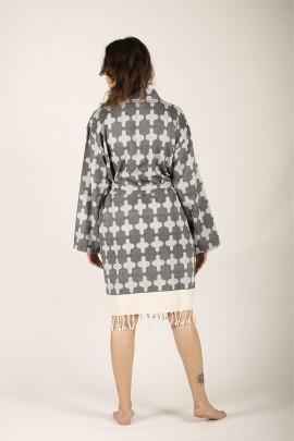 CHAPUTS Demeter Black Bathrobe