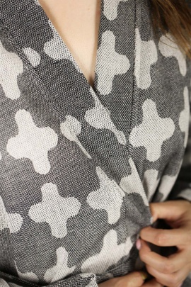 CHAPUTS Demeter Black Bathrobe