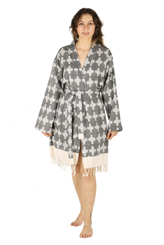 Demeter Black Bathrobe