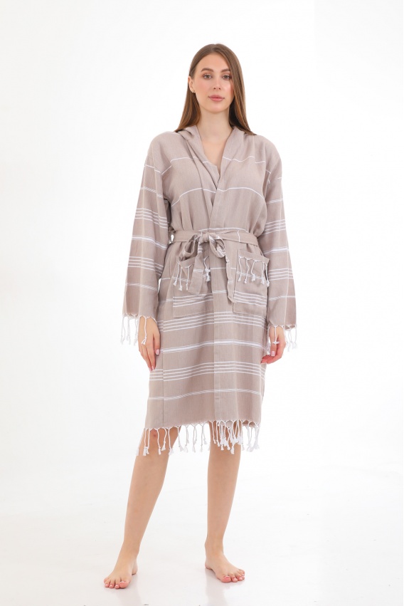 CHAPUTS Didyma Beige Bathrobe