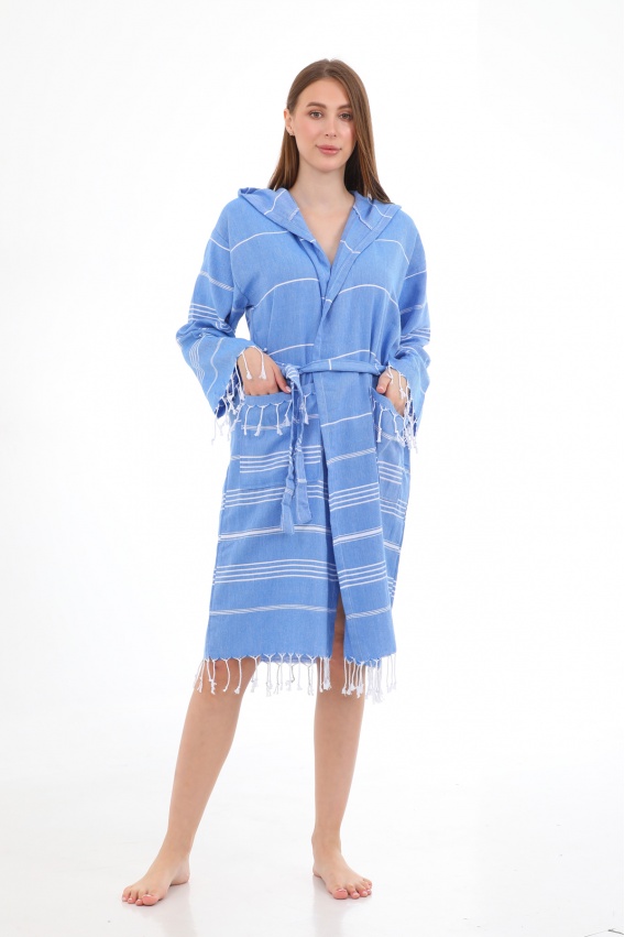 CHAPUTS Didyma Blue Bathrobe