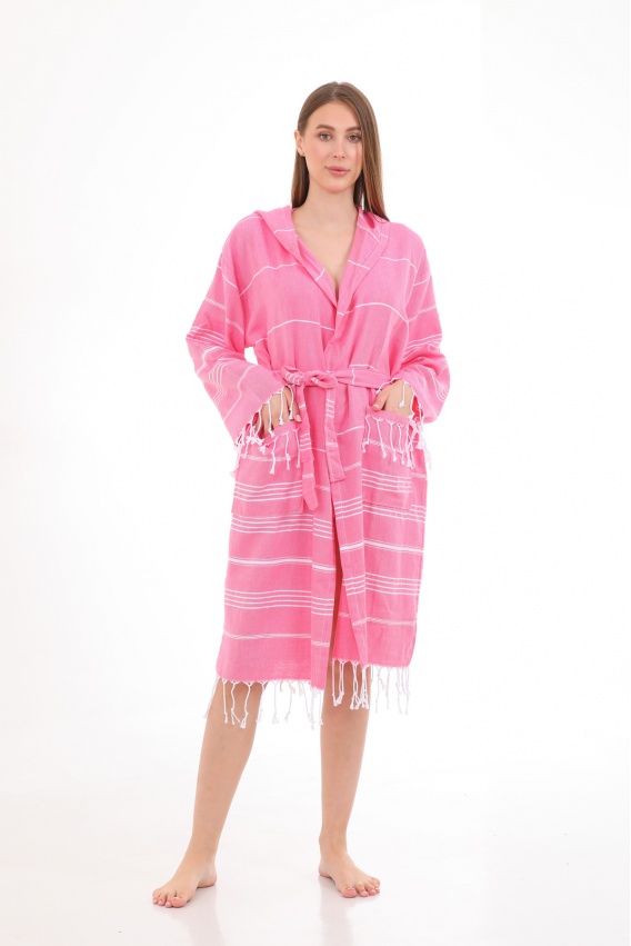 CHAPUTS Didyma Pink Bathrobe