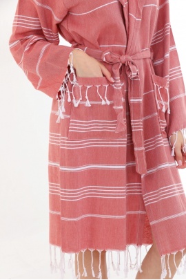 CHAPUTS Didyma Red Bathrobe