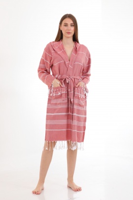 CHAPUTS Didyma Red Bathrobe