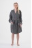 CHAPUTS Edessa Black Bathrobe (plain short)