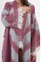 SAUDADE Edessa Burgundy Bathrobe (Sustainable Cotton)