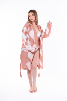 CHAPUTS Edessa Terra Bathrobe - V Short