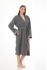 CHAPUTS Edessa Black Bathrobe (plain long)