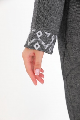 CHAPUTS Edessa Black Bathrobe (plain long)