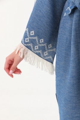 CHAPUTS Edessa Blue Bathrobe ( V long)