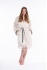 CHAPUTS Hieron Beige Hooded Bathrobe