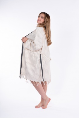 CHAPUTS Hieron Beige Bathrobe