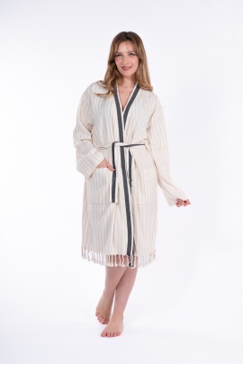 CHAPUTS Hieron Beige Bathrobe