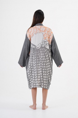 CHAPUTS Lady Black Bathrobe