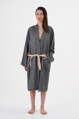 CHAPUTS Lady Black Bathrobe