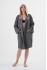 CHAPUTS Lady Black Hooded Bathrobe