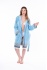 SAUDADE Melongena Tuquoise Bathrobe (Sustainable Cotton)