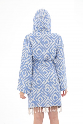 CHAPUTS Misis Blue Bathrobe