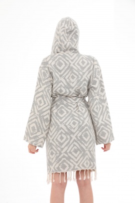 CHAPUTS Misis Grey Bathrobe