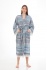 CHAPUTS Pica Blue & Grey Bathrobe